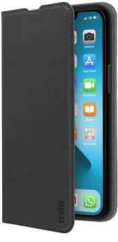 SBS Mobile Wallet Lite Bookcase Handy-Klapptasche für iPhone 13 mini schwarz