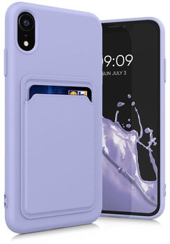 kwmobile Handyhülle kompatibel mit Apple iPhone XR Hülle - Handy Cover mit Fach für Karten - in Lavendel