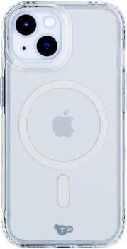 Tech 21 T21-10257 Evo Clear Handyhülle für iPhone 15 - Kompatibel mit MagSafe - Einfache Telefonhülle - TPU und Biologisch abbaubar Material - Transparent - Wissenschaftlicherwiesen Fallshutz: 3,6m