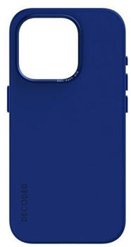 Decoded AntiMicrobial Silicone Backcover iPhone 15 Pro Gal Blue
