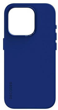 Decoded AntiMicrobial Silicone Backcover iPhone 15 Pro Max Gal Blue