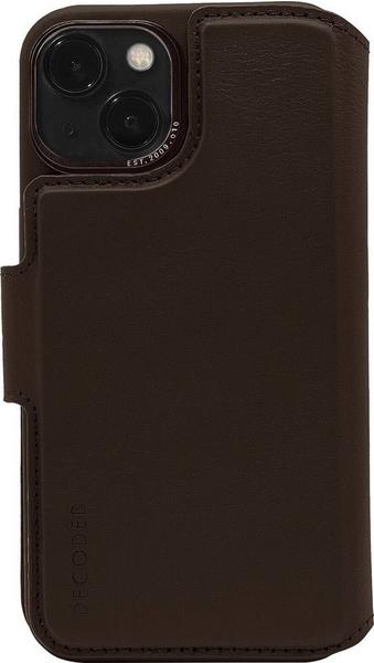 Decoded Leather MagSafe Modu Wallet iPhone 13/14 Chocolate Brown