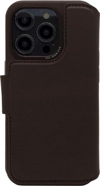 Decoded Leather MagSafe Modu Wallet iPhone 14 Pro Chocolate Brown