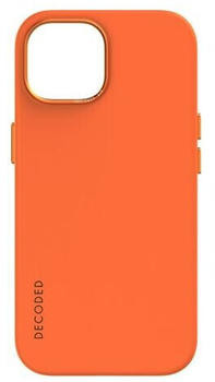 Decoded AntiMicrobial Silicone Backcover iPhone 15 Plus Apricot