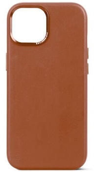 Decoded Leather Backcover for iPhone 15 Tan