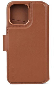Decoded Leather Detachable Wallet for iPhone 15 Pro Tan