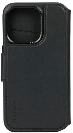 Decoded Leather Detachable Wallet iPhone 15 Pro Max Black