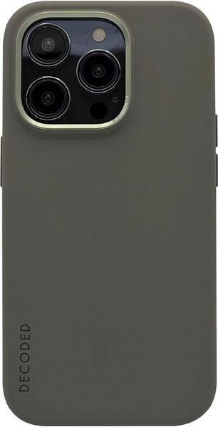 Decoded AntiMicrobial Silicone Backcover iPhone 14 Pro Max Olive