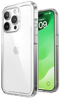 Speck Klare iPhone 15 Pro Hülle - Schlank, MagSafe kompatibel, Fallschutz - Kratzfest, Anti-Vergilbung, 6,1 Zoll Handyhülle - GemShell Clear
