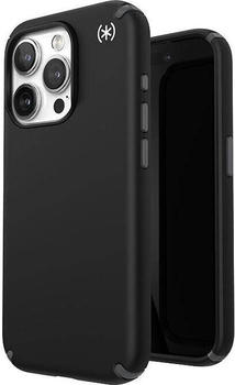 Speck Schutzhülle Presidio2 Pro für Apple iPhone 15 Pro, Schwarz und Grau
