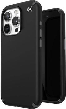 Speck Schutzhülle Presidio2 Pro MagSafe für Apple iPhone 15 Pro, Schwarz und Grau