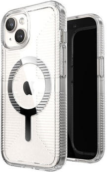 Speck Schutzhülle GemShell mit MagSafe für Apple iPhone 15, Transparentes Chrom