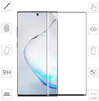 Wigento Handyhülle Für Samsung Galaxy S23 Ultra Silikon Case TPU Transparent und oder 026 H9 Glas Handy Tasche Hülle Schutz Cover 2x 4D Full Curved Hart Glas