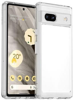 Wigento Handyhülle Für Google Pixel 7a Acryl + TPU Cover Handy Tasche Etuis Case Hülle