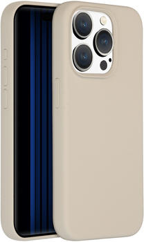 Accezz Apple iPhone 15 Pro Hülle - Silikon - Accezz Soft Case/Backcover - Handyhülle Beige