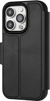 Tech 21 T21-10352 EvoLite Wallet Case für iPhone 14 Pro - 3 Kartenfächer Brieftasche, Schwarz
