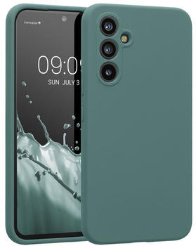 kwmobile Handyhülle kompatibel mit Samsung Galaxy A54 5G Hülle - gummierte Handy Case aus Silikon in Arctic Night
