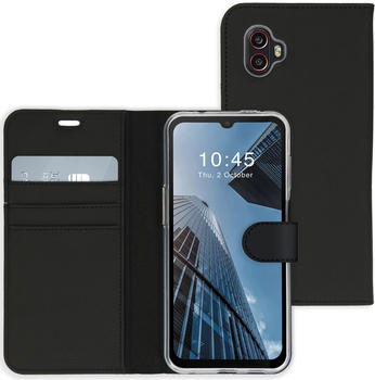 Accezz Samsung Galaxy Xcover 6 Pro Hülle - Kunstleder - Accezz Klapphülle - Handyhülle Schwarz