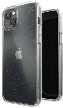 Speck Schutzhülle Presidio Perfect-Clear + Glitter für iPhone 14 Plus, Transparent