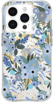 Case-mate Schutzhülle Rifle Party Co. Garden Party Blue MagSafe für Apple iPhone 15 Pro, Blau