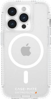 Case-mate Schutzhülle Ultra Tough D3O Clear MagSafe für Apple iPhone 15 Pro, Transparent