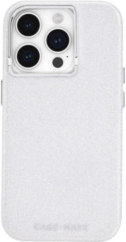 Case-mate Schutzhülle Shimmer Iridescent MagSafe für Apple iPhone 15 Pro, Schimmerndes Weiß