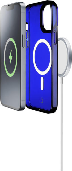 Cellular Line Gloss Mag Case (iPhone 14 Plus), Smartphone Hülle, Blau