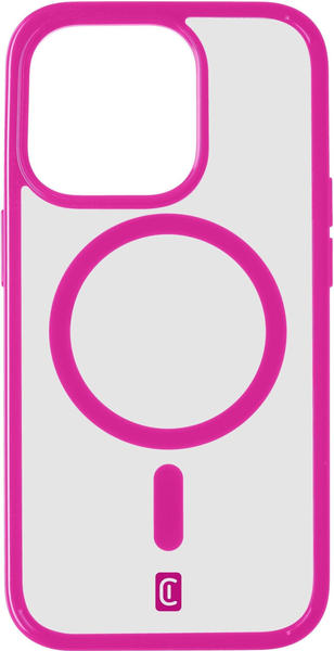 Cellular Line iPhone 15 Pro (iPhone 15 Pro), Smartphone Hülle, Pink, Transparent