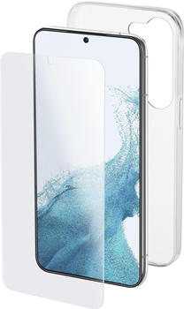 Cellular Line Protection Kit mit Case und Glass (Galaxy S23), Smartphone Hülle, Transparent
