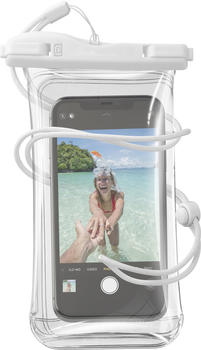 Cellular Line Waterproof Voyager (Diverse), Smartphone Hülle, Transparent, Weiss