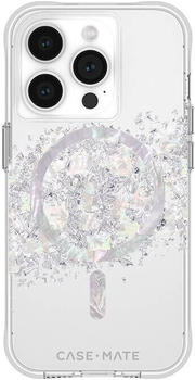 Case-mate Schutzhülle Karat Touch of Pearl MagSafe für Apple iPhone 15 Pro, Transparent und Silbern