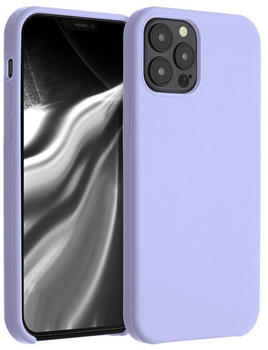 kwmobile Apple iPhone 12/12 Pro - Handyhülle gummiert - Handy Case in Pastell Lavendel