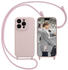 Coolgadget Handykette Premium Handyhülle mit verstellbarer Handykette für iPhone 13 Pro Max, Hülle zum Umhängen Kette, Ideal für Festival- und Outdoor-Enthusiasten, Creme