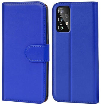 Coolgadget Handyhülle Book Case Handy Tasche für Samsung Galaxy A33 5G 6,5 Zoll, Hülle Klapphülle Flip Cover für Samsung A33 5G Schutzhülle stoßfest, Blau