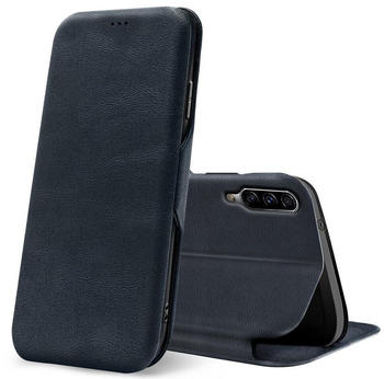 Coolgadget Handyhülle Business Premium Hülle für Samsung Galaxy A50 / A30s 6,4 Zoll, Handy Tasche mit Kartenfach für Samsung A50, A30s Schutzhülle, Blau