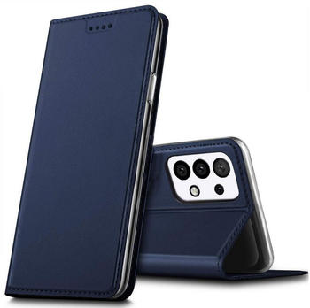 Coolgadget Handyhülle Magnet Case Handy Tasche für Samsung Galaxy A72 6,7 Zoll, Hülle Klapphülle Ultra Slim Flip Cover für Samsung A72 Schutzhülle, Blau