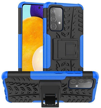 Coolgadget Handyhülle Outdoor Case Hybrid Cover für Samsung Galaxy A72 6,7 Zoll, Schutzhülle extrem robust Handy Case für Samsung A72 Hülle, Blau