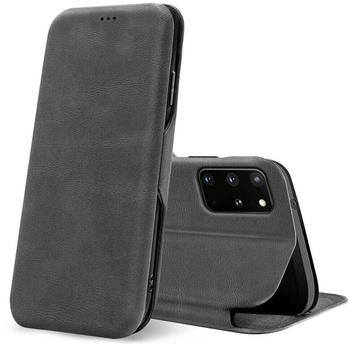 Coolgadget Handyhülle Business Premium Hülle für Samsung Galaxy S20 Plus 6,7 Zoll, Handy Tasche mit Kartenfach für Samsung S20+ 5G Schutzhülle, Grau