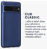 kwmobile Case kompatibel mit Google Pixel 7 Hülle - Schutzhülle aus Silikon metallisch schimmernd - Handyhülle Metallic Blau