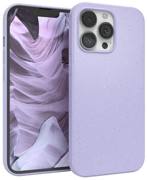 Eazy Case Schutzhülle kompatibel mit Apple iPhone 13 Pro , Hülle biologisch abbaubar, nachhaltigesCase mit Kameraschutz bestehend aus Pflazenfasern, Lila