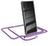 Eazy Case Handykette kompatibel mit Samsung Galaxy A70 Kette, Handyhülle mit Umhängeband, Handykordel, Schutzhülle, Kette, Silikonhülle, Silikon Cover, Lila