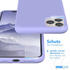 Eazy Case Silikon Hülle kompatibel mit Apple iPhone 11 Pro Max, Slimcover mit Kameraschutz, Silikonhülle, Schutzhülle, Bumper, Handy Case, Hülle, Silicon Case, Lavendel Lila