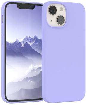 Eazy Case Silikon Hülle kompatibel mit Apple iPhone 13 Mini, Slimcover mit Kameraschutz, Silikonhülle, Schutzhülle, Bumper, Handy Case, Hülle, Silicon Case, Lavendel Lila