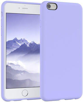 Eazy Case Silikon Hülle kompatibel mit Apple iPhone 6 / 6S, Slimcover mit Kameraschutz, Silikonhülle, Schutzhülle, Bumper, Handy Case, Hülle, Silicon Case, Lavendel Lila