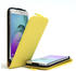 Eazy Case Hülle kompatibel mit Samsung Galaxy A5 (2016) Klapphülle, Handyhülle aufklappbar, Schutzhülle, Flipcover, Case vertikal klappbar, aus Kunstleder, Gelb