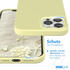 Eazy Case Silikon Hülle kompatibel mit Apple iPhone 12 Pro Max, Slimcover mit Kameraschutz, Silikonhülle, Schutzhülle, Bumper, Handy Case, Hülle, Silicon Case, Gelb