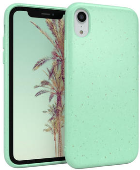 Eazy Case EAZY CASESchutzhülle kompatibel mit Apple iPhone XR , Hülle biologisch abbaubar, nachhaltigesCase mit Kameraschutz bestehend aus Pflazenfasern, Grün