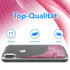 Eazy Case Hülle kompatibel mit Apple iPhone XR Schutzhülle mit Flüssig-Glitzer, Handyhülle, TPU / Silikon, Transparent / Durchsichtig, Pink