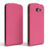 Eazy Case Hülle kompatibel mit Samsung Galaxy A5 (2016) Klapphülle, Handyhülle aufklappbar, Schutzhülle, Flipcover, Case vertikal klappbar, aus Kunstleder, Pink