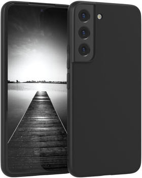 Eazy Case Silikon Handyhülle kompatibel mit Samsung Galaxy S22 5G, Silikonhülle mit Kameraschutz, Silikonhülle, Schutzhülle, Bumper, Handy Case, Softcase, Schwarz
